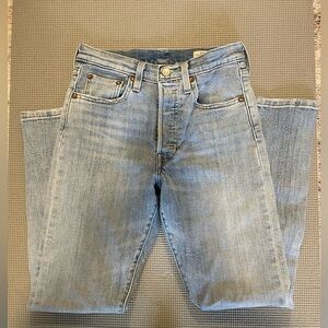 Women’s Levi’s Selvedge 501 Skinny EUC W24xL28